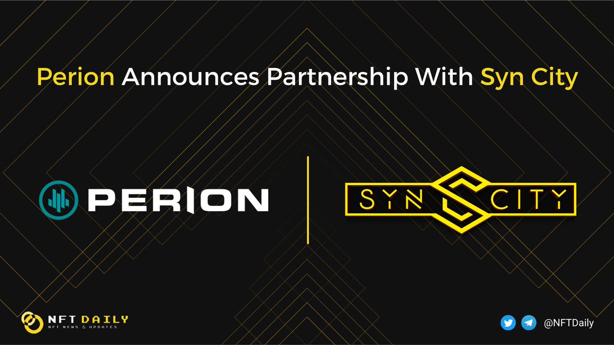 The gaming DAO <a href="/PerionDAO/">XP.GG</a> partners with the Mafia #Metaverse <a href="/SynCityHQ/">Mob Land, The Project formally known as Syn City</a> to educate &amp; support new gamers about #syncity

#Perion is a gaming DAO that purchases, leases &amp; manages #NFT assets, for use in #PlayToEarn economies

Perion will launch its IDO at 11:00 PM UTC, Jan 21st