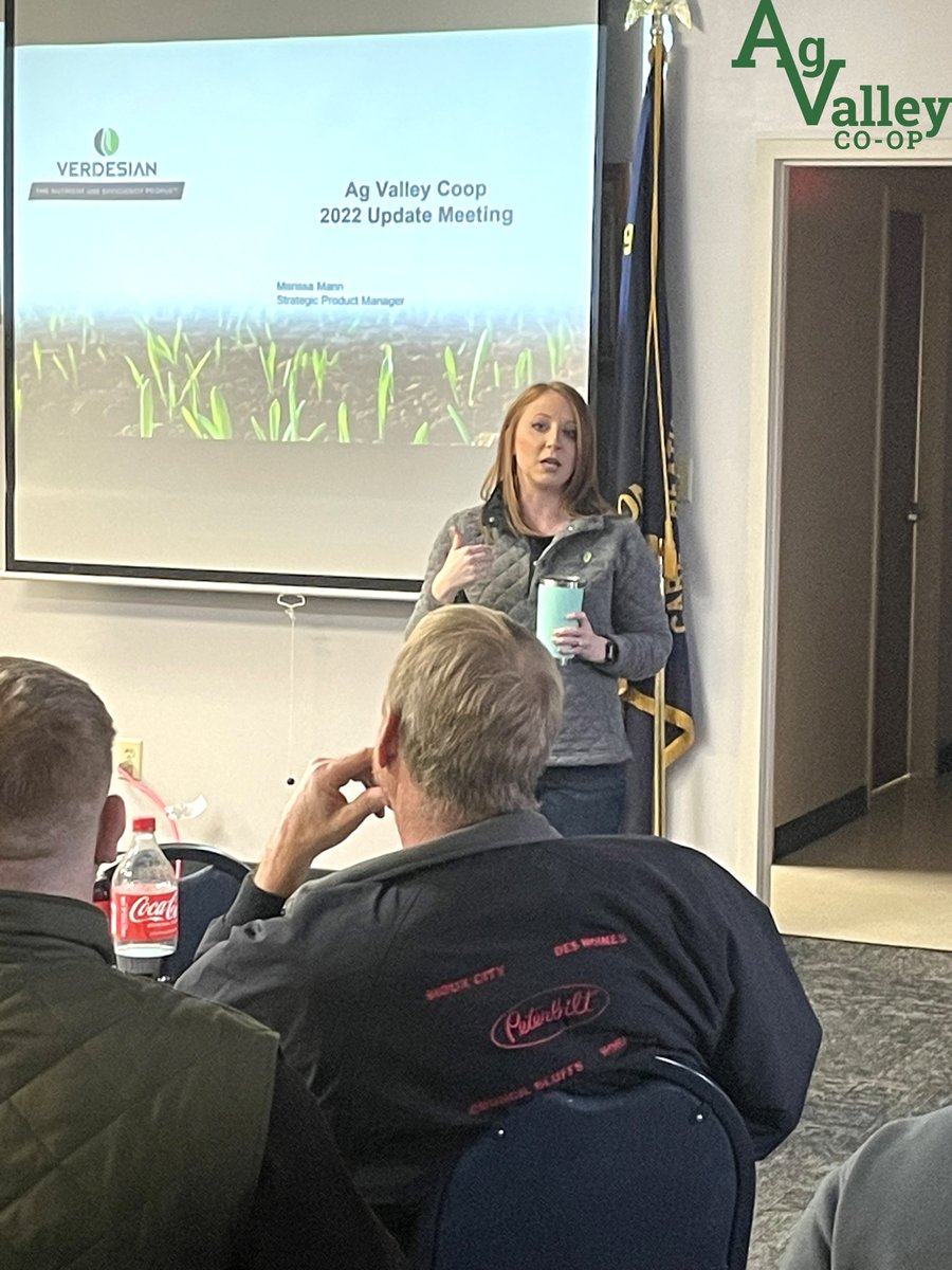 agvalleycoop's tweet photo. Ag Valley Co-op hosted agronomy operator training to prepare for spring.  Thank you to our guests Dr. Brad Ramsdale, @NCTACurtis, Terry Klien,  Ag Valley Co-op Safety, Mike Hines, @corteva, Marissa Mann and Andy Snell, @verdesian. 

#WeAreAgValley #BuildingTomorrowTogether https://t.co/P0OCHOo3H0
