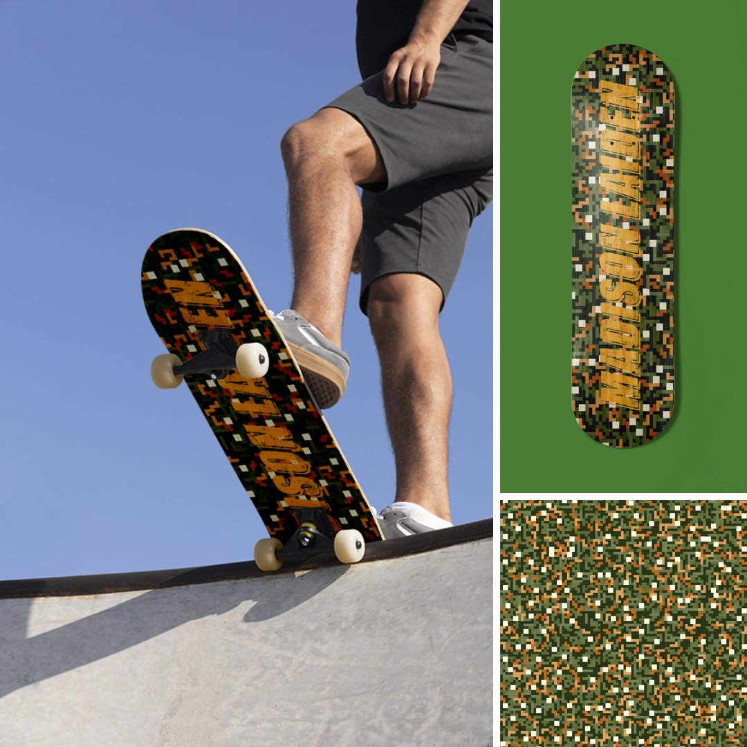 Skateboard design using <a href="/madisonlaiden/">Madison Laiden 2.0</a> #generativeart

Crypto Cube Madness
Link👉 opensea.io/assets/matic/0…

#NFTshills #NFTCommunity 
#nftcollectors #NFTCollection #NFTs #NFTartist  #cryptoart 
#codeart #creativecoding
#creativecodeart #skateboarding 
#art #Airdrop  #MetaverseNFT