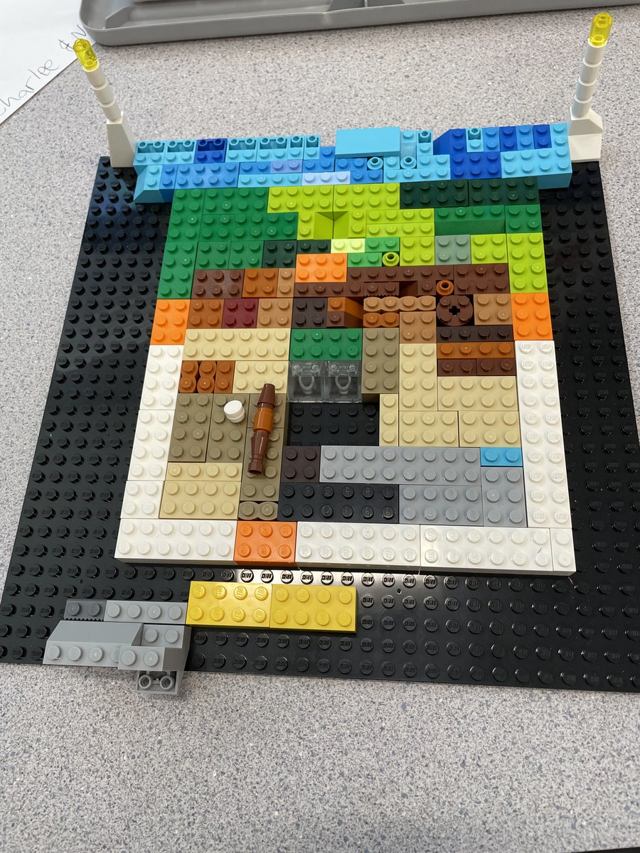 shixon15's tweet photo. Reason 1,725 that I love Lego Club! The challenge: build a park. The result: ballparks, city parks, theme parks, water parks, and everything in between! These students are so creative!! #hesdpride #HBSpride https://t.co/lYLH90MYr7