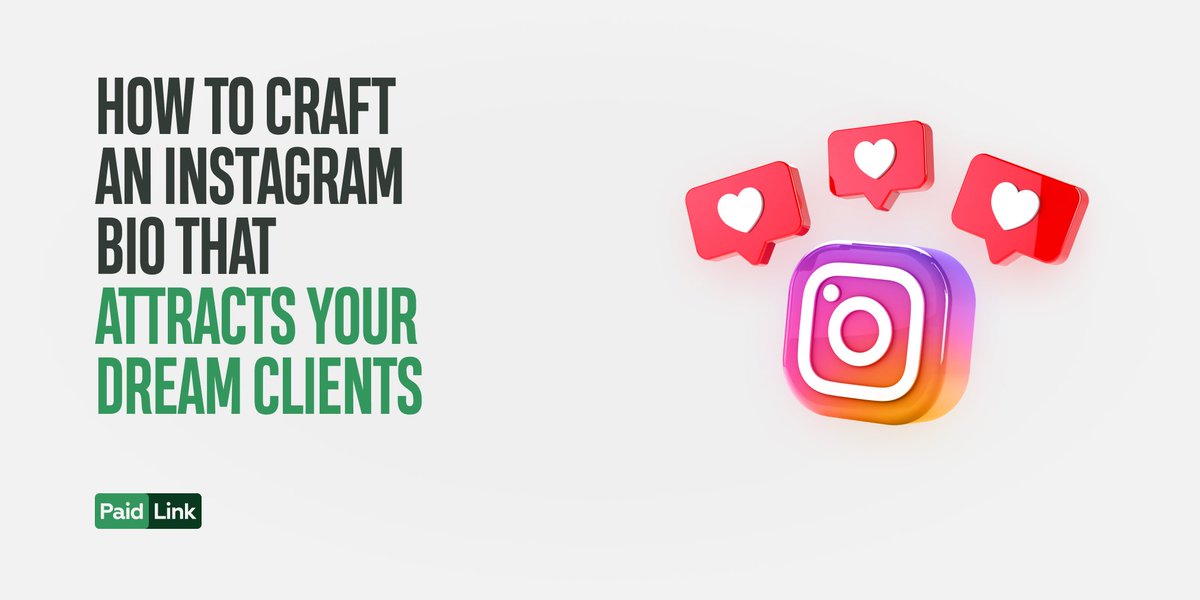 Level up your social media game 🔝 

Learn how to improve your Instagram bio to attract more clients: wow.link/W0w1 

#PaidLink #MakeMoneyOnline #Freelance #Freelancer #FreelancerLife
