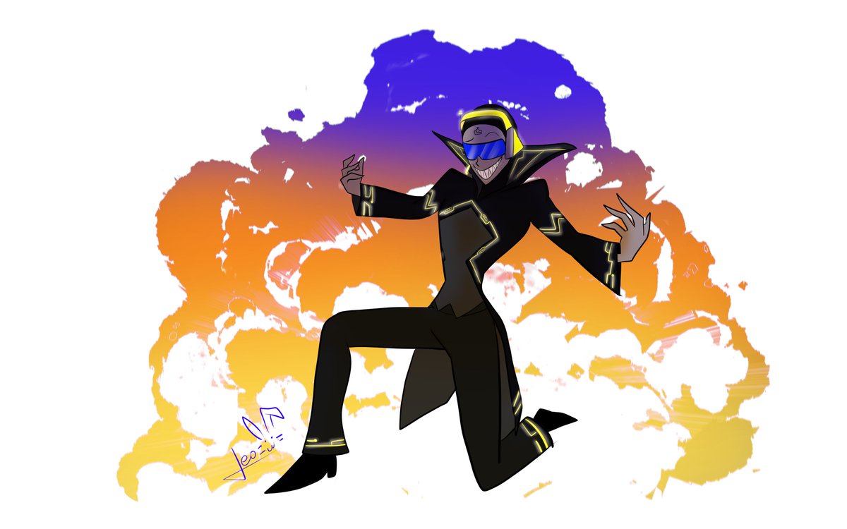 M4niaticL's tweet photo. finished fanart for @X01King1 hope you like it! Thank you for being a VIP customer!
#VIPcustomer #HHOC #fanart #ADE0 https://t.co/bPAe7uY1O6