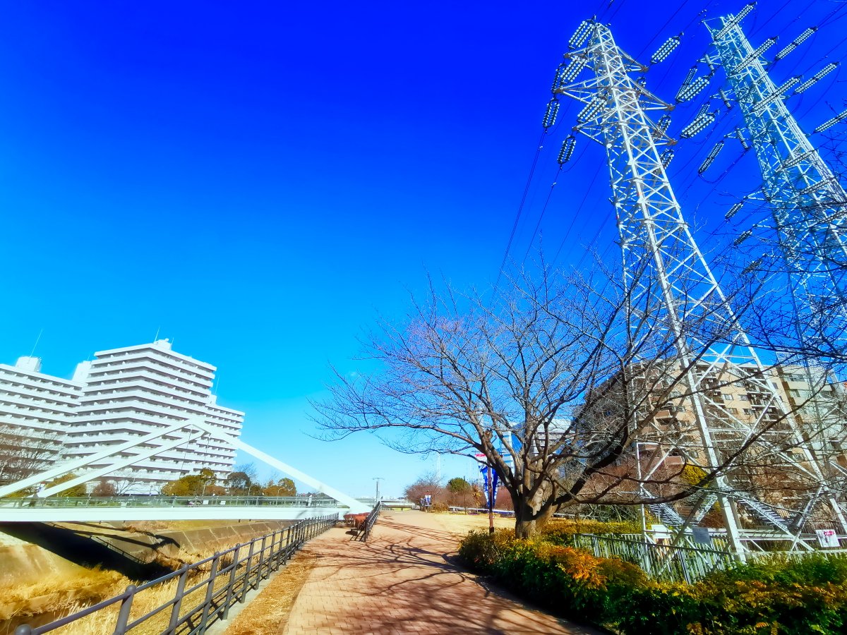 今日はよい天気です！ がきれいです！ Mate20X Luminar AI