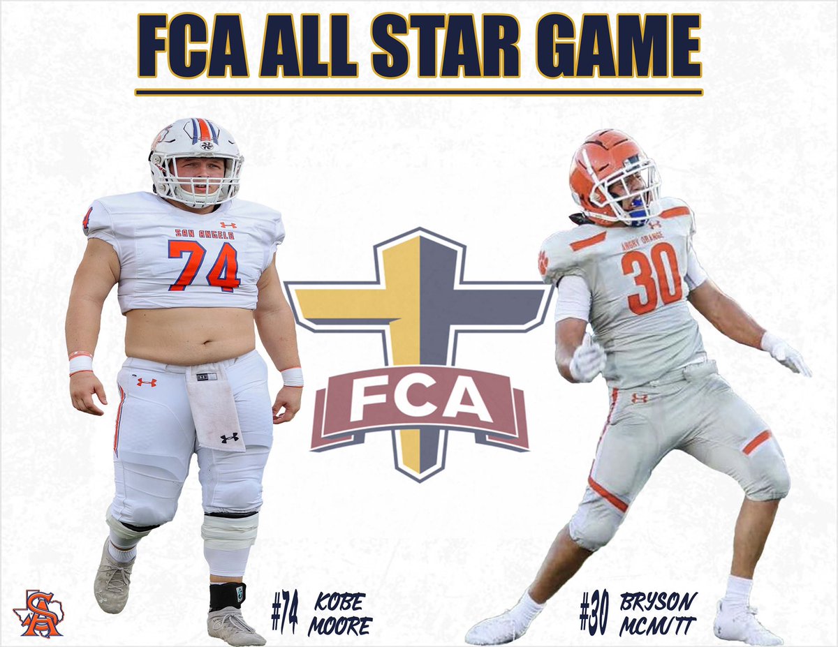 Congrats to <a href="/KobeMoo04994344/">Kobe Moore</a>  and @BrysonMcnutt  for being selected to play in the FCA All Star game! #AngryOrange