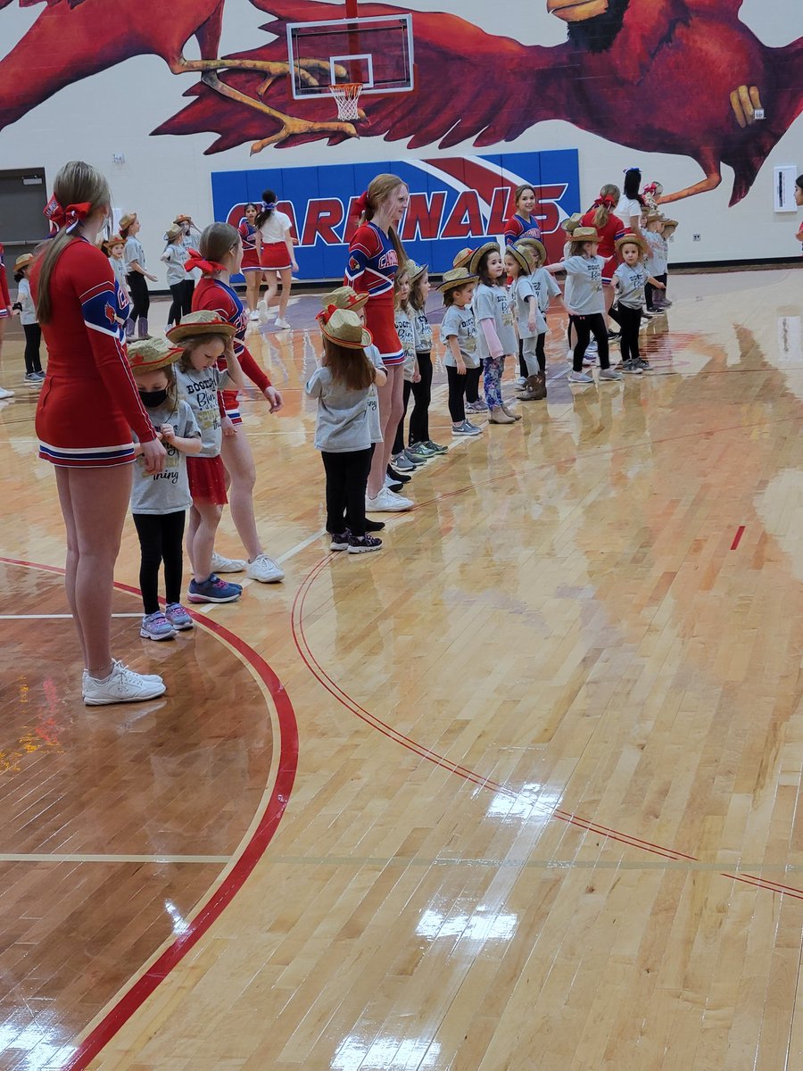 Future CHS cheerleaders.  Great job!!  #CardinalPride