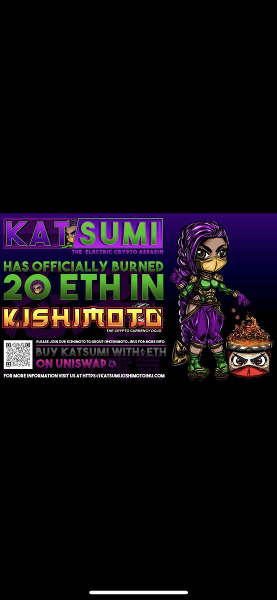 CryptoFeed_'s tweet photo. @KishimotoInu has just stealth launched their governance token ‘Katsumi’ on the ETH chain!

It has liquidity locked for 100 years and just done 20 ETH buy and burn on Kishimoto 🔥

Buy here: https://t.co/6AYdC7Wugs https://t.co/coYc3zrERR