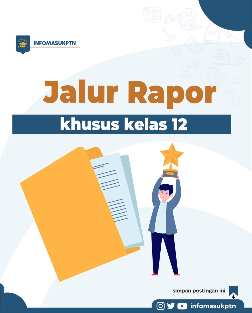 yourchance_ID's tweet photo. 5 Jalur Rapor 2022
untuk kelas 12 check ✨ https://t.co/W2LzsLEDHo