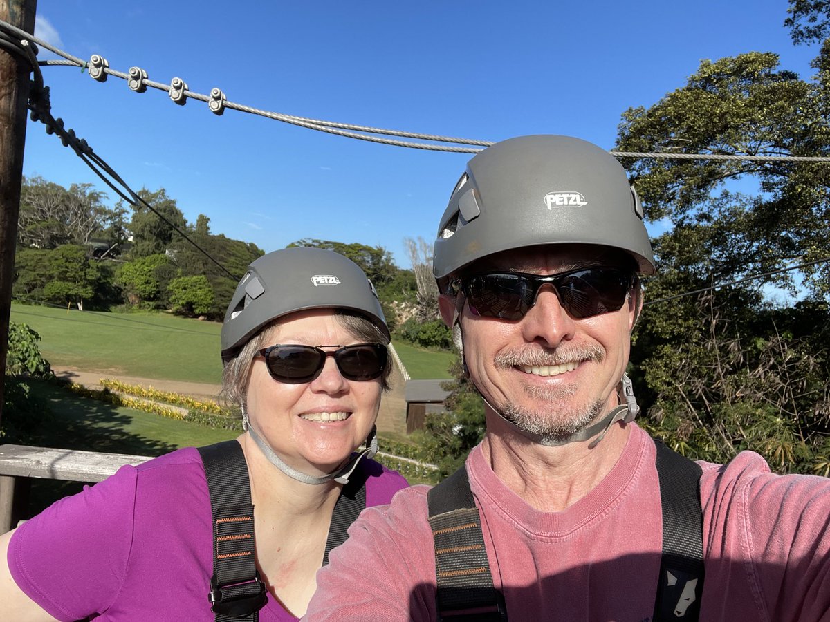 GlobalMedPath's tweet photo. Had an incredible time at Kaena Farms #climbworks flying across gorgeous views. Our guides Dallyn, Dave, Jordan and Shawn were fun and kept us energized. Def will do it again. https://t.co/vNM56lqdNk
