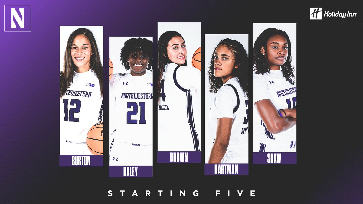 nuwbball's tweet photo. First career start for @laya33h! 🙌

Let's rock!

💻 https://t.co/0yyjUX7ygh
📻 @WNURSports 
📊 https://t.co/xDakI2KIoC

#GoCats x #LockedN https://t.co/hMVkB6061p