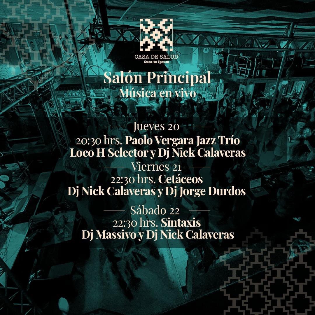 Hola Conce ❤️ desde hoy y hasta el Domingo poniendo los temitas en <a href="/casadesalud_ok/">Casa de Salud</a>