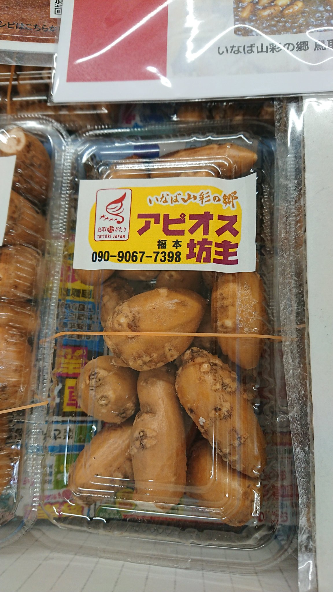 旬の駅 トドロキタウン店 公式 旬マダム です 世界三大健康野菜の アピオス 入荷致しました 栄養満点のお芋 是非いかがでしょうか 健康 旬の駅トドロキタウン店 奈良県 珍しい アピオス坊主 T Co 1bagyyhgpp Twitter