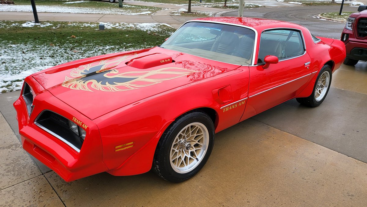 KevinPatteri's tweet photo. $32,900

Up for sale is this clean 78 Trans Am.  Numbers matching 403 rebuilt with upgraded power, includes a dyno sheet.  Runs and drives great!  Cold AC. https://t.co/owWysdELxW