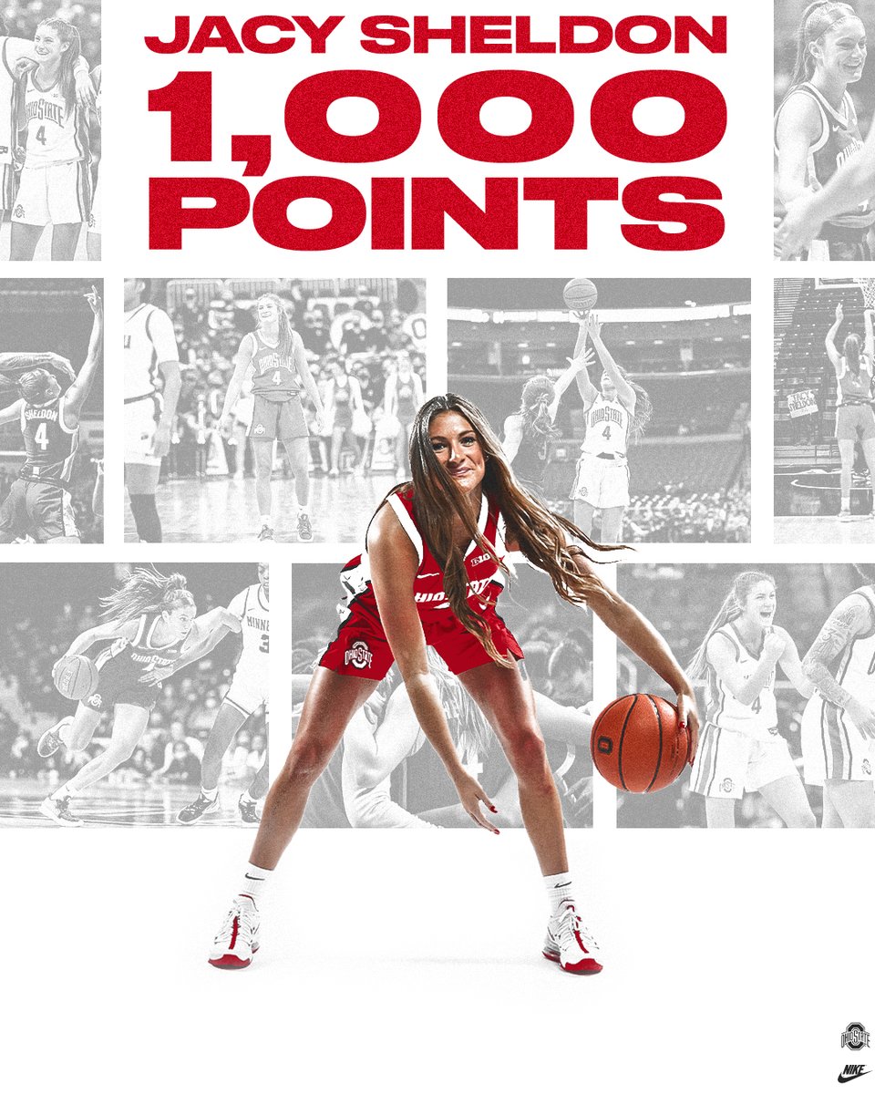 Congratulations to <a href="/JacySheldon/">Jacy</a> on 1,000 career points!!

#GoBucks