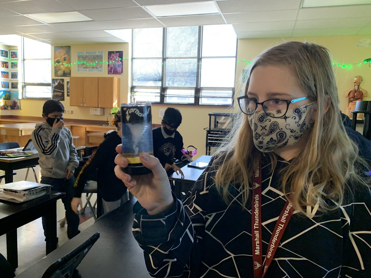 KatieTheWXLady's tweet photo. We got to learn about tornadoes in PBL today ππͺ #weatherrocks #wpsproud @WichitaUSD259 @MarshallUsd259 https://t.co/HbyA7n4eBd