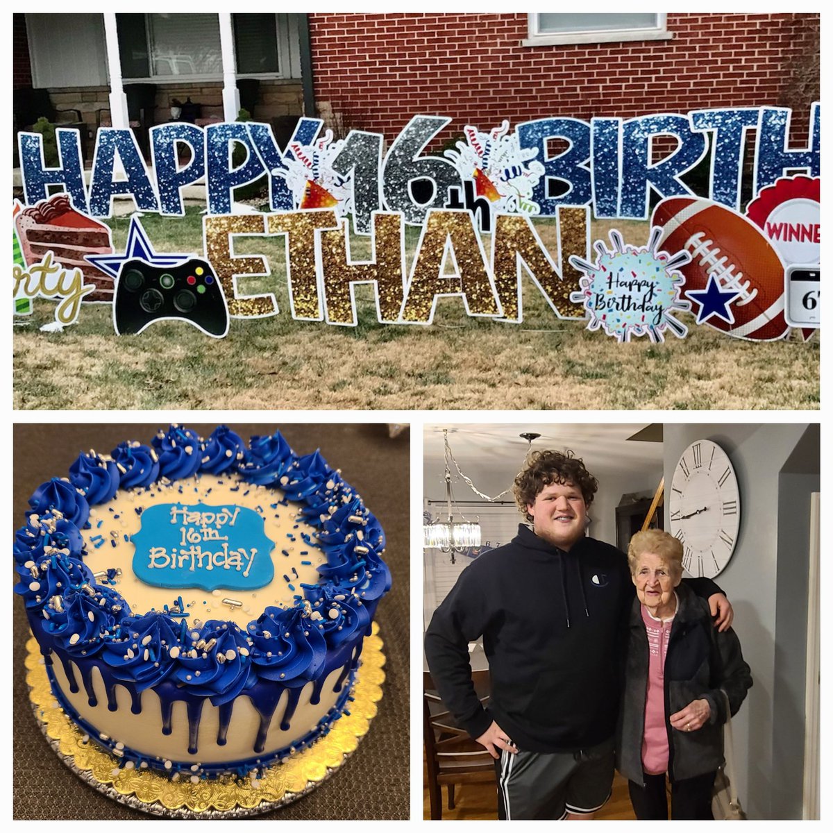 EPhillips2024's tweet photo. Thankful to see another year and spend it with my family. My mom may have gone overboard in the yard though 🤣 https://t.co/b9gQ2AqCCP