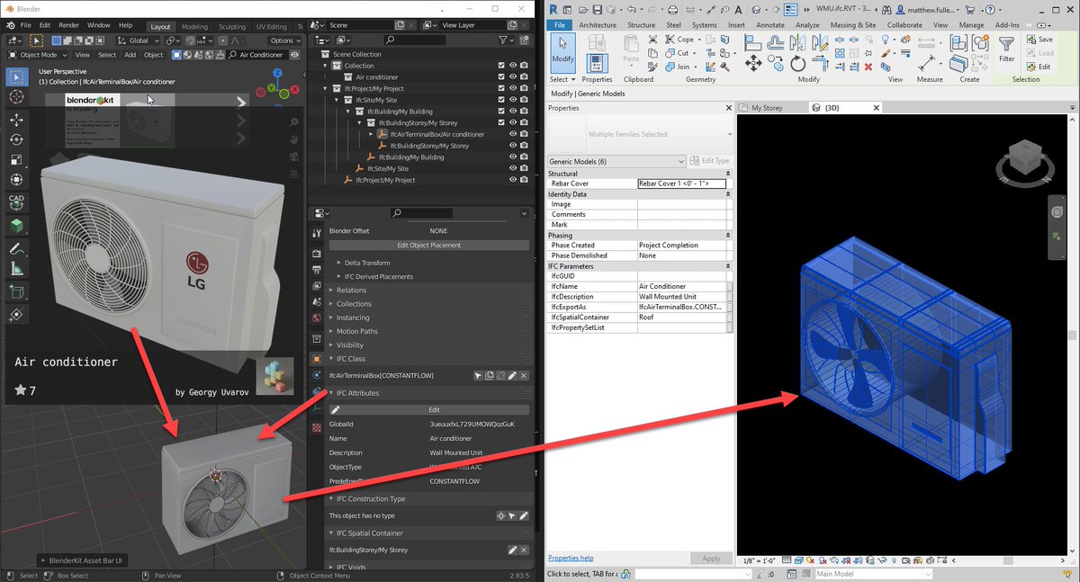 Bonsai (previously BlenderBIM Add-on) tweet media