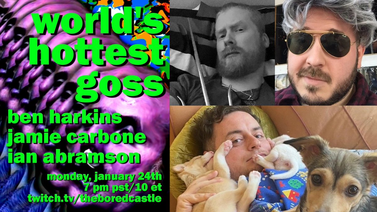 come to have a gander at Jamie's slowly rotting corpse, stay for the silly little jokey jokes. 

@TheBenHarkins 
@ThiccSonic 
@ianabramson