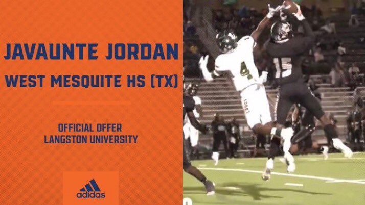 I am truly blessed to receive my first offer from Langston university 🧡💙<a href="/Coach_Griffin32/">Kevin Griffin</a> <a href="/LangstonLionsFB/">Langston Lions Football</a> @Coach_Tuff <a href="/Coach_Sandoval1/">Frank Sandoval</a> <a href="/DezScott/">Dez</a> <a href="/TxPressure/">Texas Pressure 7v7</a> <a href="/TrustMyEyesO/">⭕️FFERTUNITY</a>