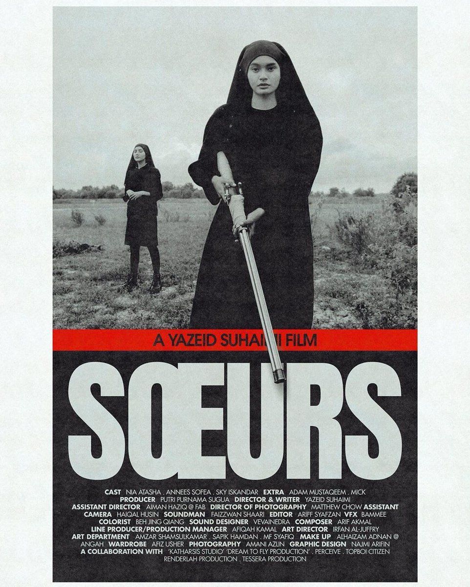 Puteri N. Balqis 🏴 Twitter Tweet: RT @sleepylllama: Official poster of #SOEURSFilm! Finally screening after 2 years in the making… 🥲🤍 https://t.co/OmJ8dyI4El