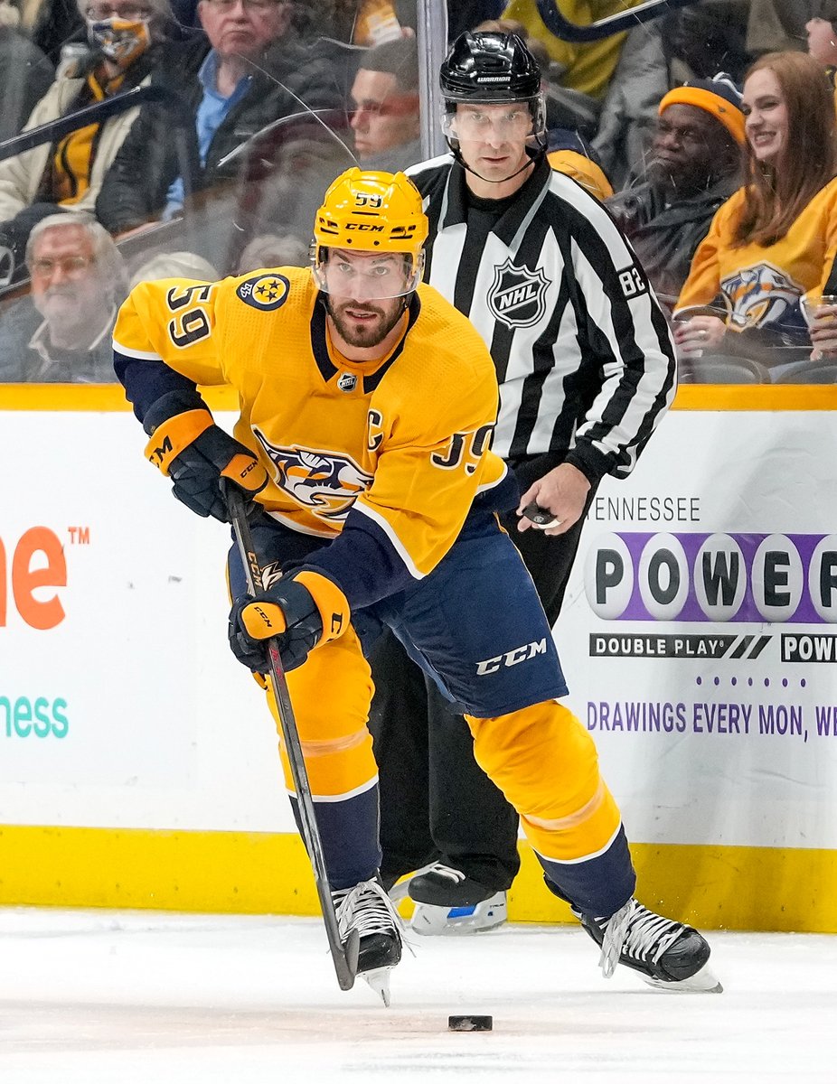 PredsNHL's tweet photo. #Preds Captain Roman Josi is now the franchise leader in assists with 357. https://t.co/zP3TWGRxx5