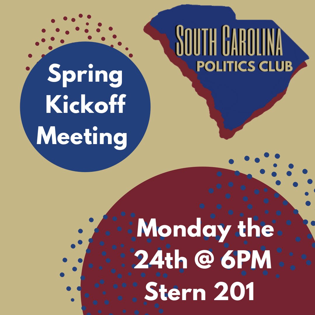 Come to our first meeting of the semester this Monday the 24th at 6pm in Stern 201. See y’all there!