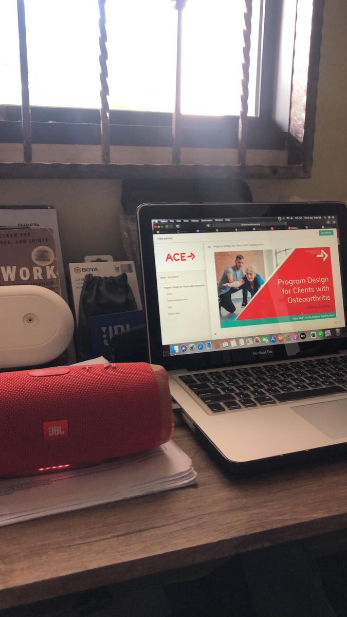 HattaSaid's tweet photo. Starting my day earning CECs 😊
#acefitness
#osteoarthritis 
#personaltrainer https://t.co/eZ0mmFHn54