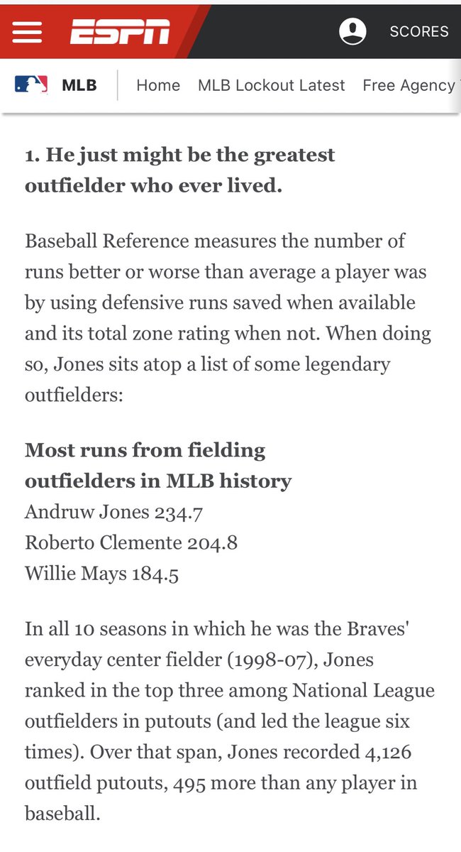 andruwjones25's tweet photo. 🙏🏾@espn “These former MLB players deserve more love from Hall of Fame voters” https://t.co/02ie4YKSrM https://t.co/fAGxvUeRq0