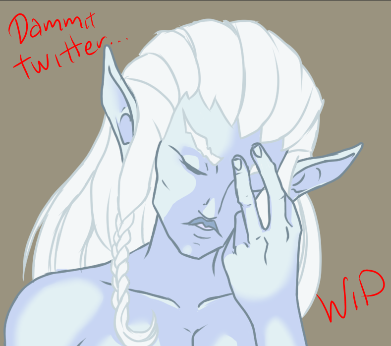 Draken131313's tweet photo. This post serves as a double purpose, showing off this #WIP i've been working with since... forever now? and showing my discomfort with twitter breaking apart by the seams... #DammitTwitter https://t.co/NkVOsEE9gl