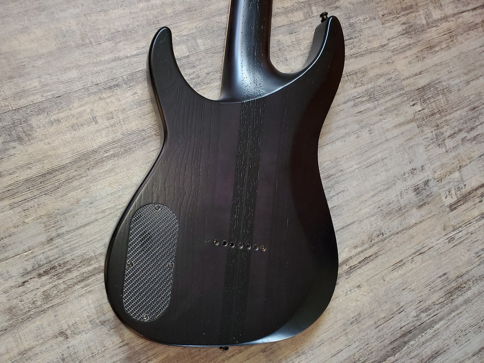 NGD: Schecter KM-7 mkII in see-thru black pearl (used NGD: Schecter KM-7 mkII in see-thru black pearl (used
