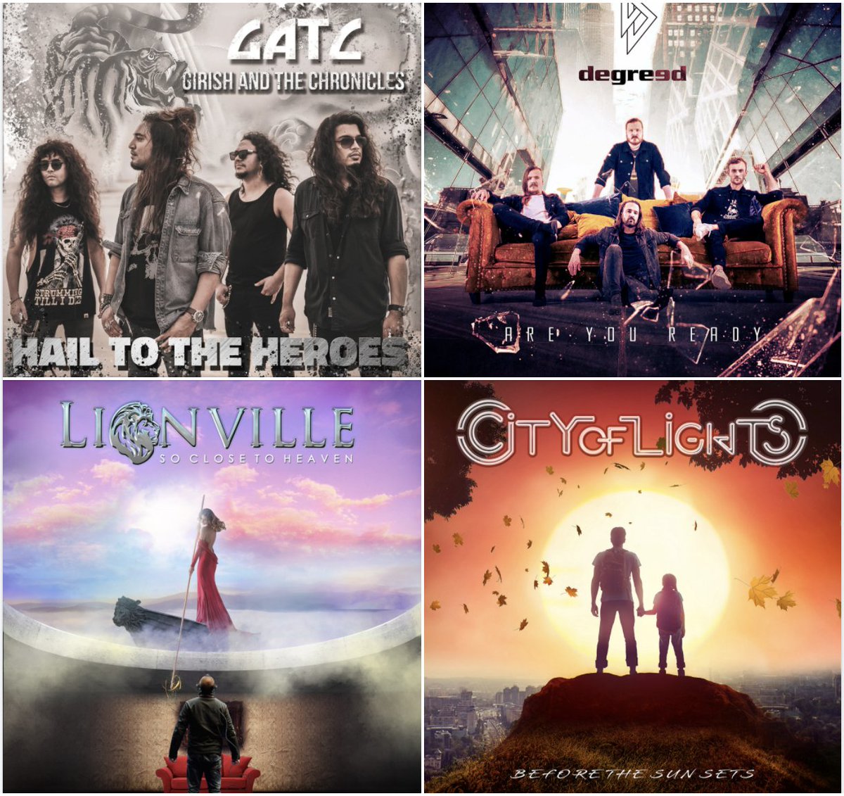 GREAT day to be a melodic rock fan! Which releases are you going to spoil your ears with this weekend? 

<a href="/degreedmusic/">degreed</a> orcd.co/degreedready
Girish And The Chronicles orcd.co/gatc 
Lionville orcd.co/lionville
City Of Lights orcd.co/cityoflights