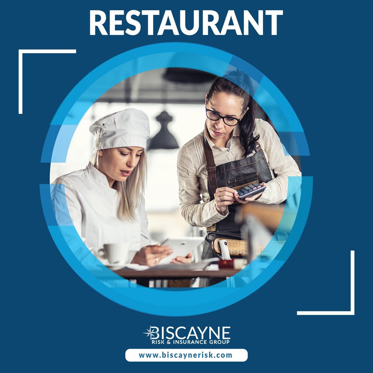 BiscayneRisk's tweet photo. Are you a restaurant owner? 🍽

Hot surfaces.
Sharp knives.
Foodborne illnesses.
Patrons coming and going on a daily basis.

Restaurant owners face a multitude of risks that are specific to your industry. We have helped protect countless restaurants for decades. https://t.co/zVo6UyoBiu