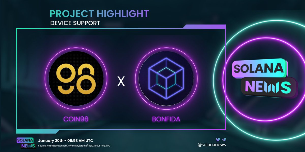 .@coin98_wallet now supports the @solana name service of @bonfida on #Coin98SuperApp! !

Use a .sol domain to send tokens and #NFTs at ease with this update!

Download & try it now 👉 coin98.com/wallet?utm_cam…

Who's excited to use this service?

#Sol #SolanaNews #Crypto #Web3