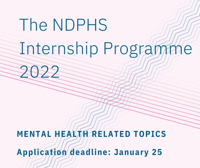 📣The Northern Dimension Partnership in Public Health and Social Well-being (#NDPHS) Secretari....