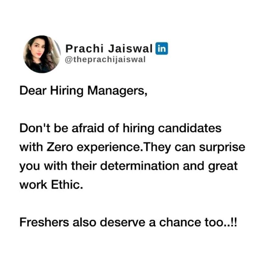 They deserve a chance too.