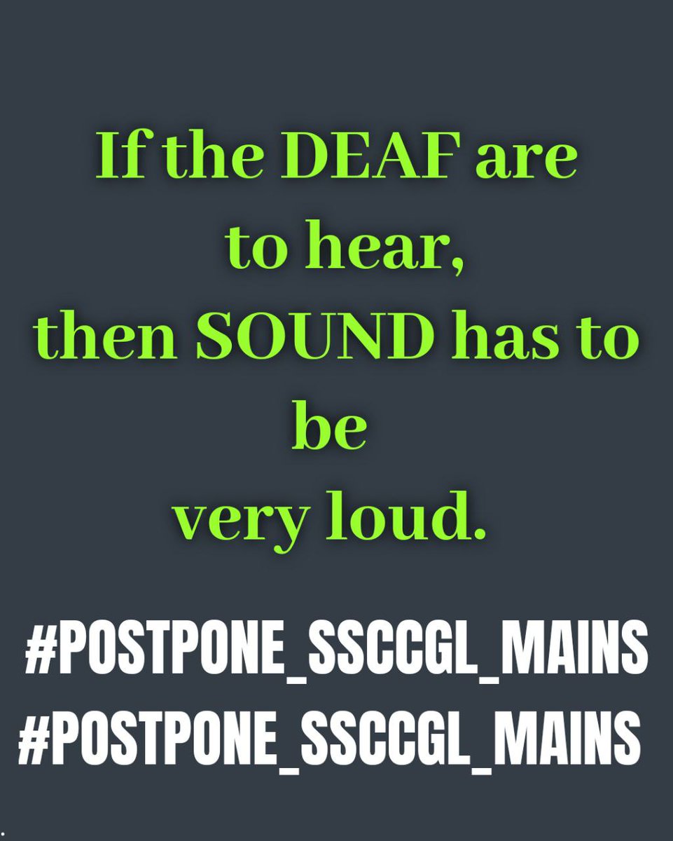 Ishita32634853's tweet photo. #POSTPONE_SSCGL_MAINS https://t.co/8JvHe4gpis