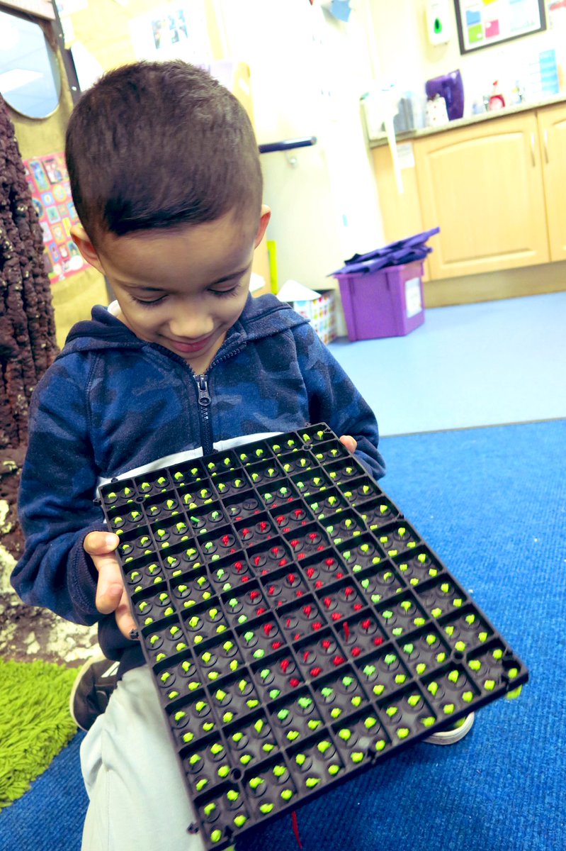 misssmythe_HT's tweet photo. We have a class mathematician in Ruby Class.
“I can see so many squares. Let me count them…. There are 70 squares!”
I was AMAZED when this little boy correctly counted all of these squares.
#EYFS #EarlyYears #EY #EYMaths #ExpertLearner https://t.co/uCLVRxI3Sx