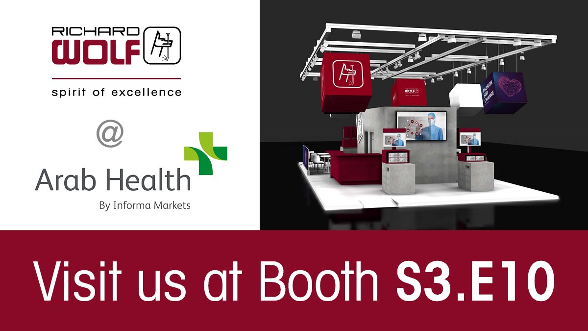 Three days more! Visit us 🐺 at @Arab_Health 24.-27. January 2022. We are looking forward to welcoming you at our booth S3.E10! 👉 Learn more: fal.cn/3lviH #RichardWolf #RichardWolfGroup #MedicalTechnology #ArabHealth #ArabHealth2022 #Dubai #RichardWolfMiddleEast