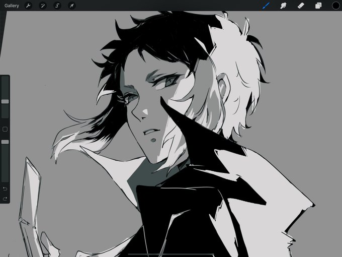 trying something new 👀 test subject: akutagawa #BSD #BungouStrayDogs #文豪ストレイドッグス 