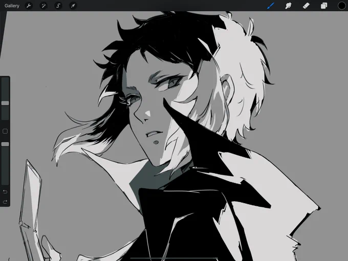 trying something new 👀 test subject: akutagawa #BSD #BungouStrayDogs #文豪ストレイドッグス 