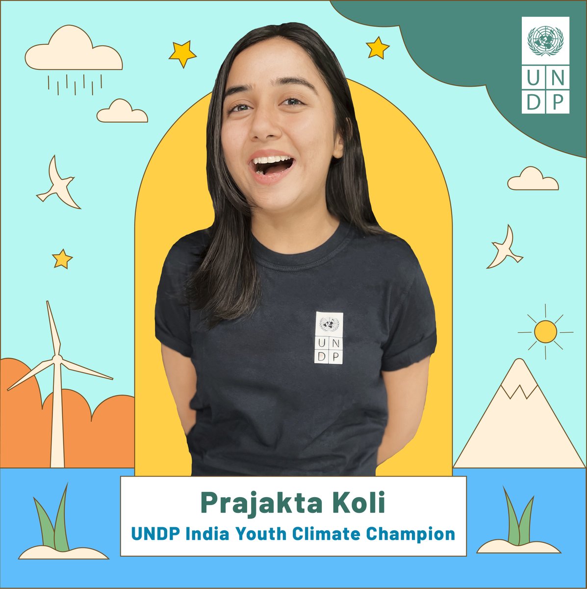 UNDP_India's tweet photo. Drumroll please🥁.
 
🇮🇳’s leading YouTube creator &amp; actor Prajakta Koli (@iamMostlySane) is UNDP India Youth Climate Champion👏🏾👏🏾👏🏾.

As the voice of youth, Prajakta will inspire people to adopt #LifestylesForEnvironment &amp; take #ClimateAction🌏.

Welcome aboard Prajakta!🙌🏽 https://t.co/nwAZTop6E9