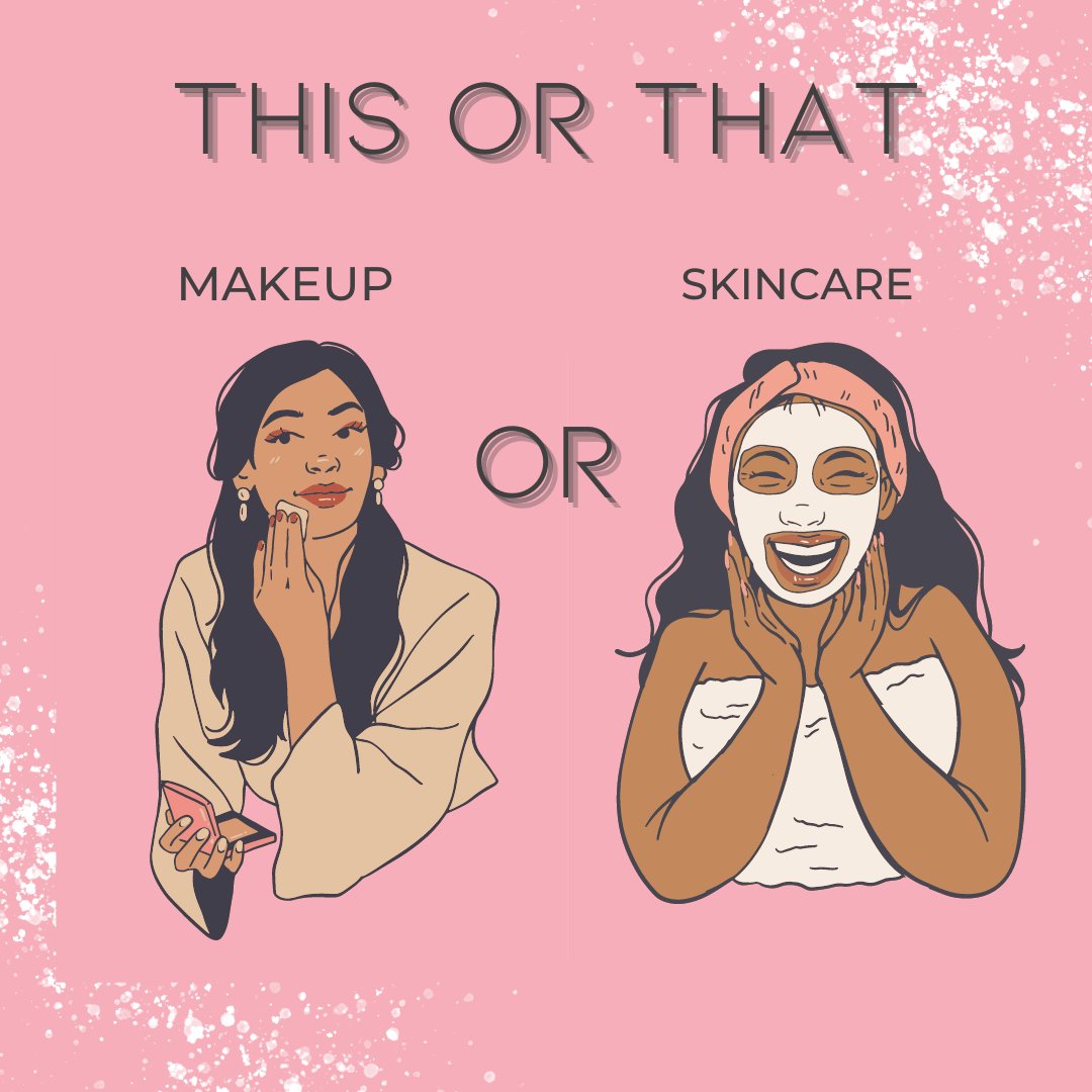 au_lumi's tweet photo. Would you consider yourself more makeup focused or skincare focused currently? https://t.co/EzRmQ7x9JQ