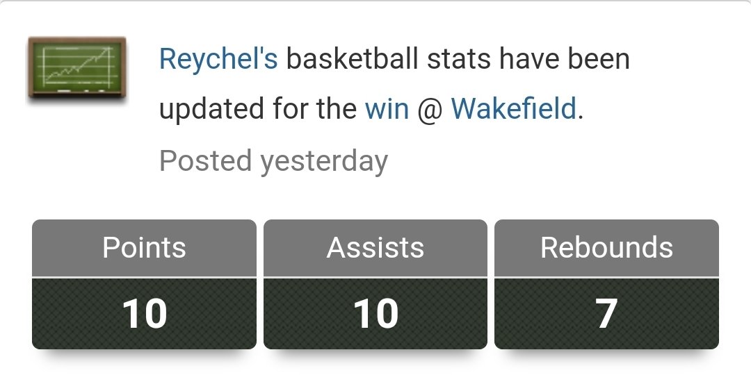EvelynMDouglas's tweet photo. When your shots aren't falling, make sure your other contributions aren't either: 10 pts, 10 ASSISTS, 7 rebs, 6 STEALS, 7 DEFLECTIONS, 1 blk #DefenseMattersToo #SeeTheFloor #MakeTheRightPlay #DoubleDouble #KeepGrindingAndGrowing @ReychelDouglas 🤗❤ @MillbrookWBB https://t.co/bhmptHLnC4