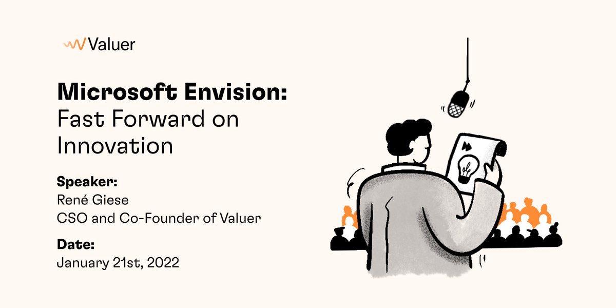 ValuerAI's tweet photo. Keep an eye out for our CSO and Co-founder of Valuer, @renegiese at @Microsoft Envision: Fast Forward on Innovation. ⏩ He’s covering software innovation and a brighter future.💡 Sign up here 👉 https://t.co/X5dXxYLUSD #MicrosoftFastForward #MicrosoftEnvision #MSDKevents https://t.co/BVRzP0nIyl