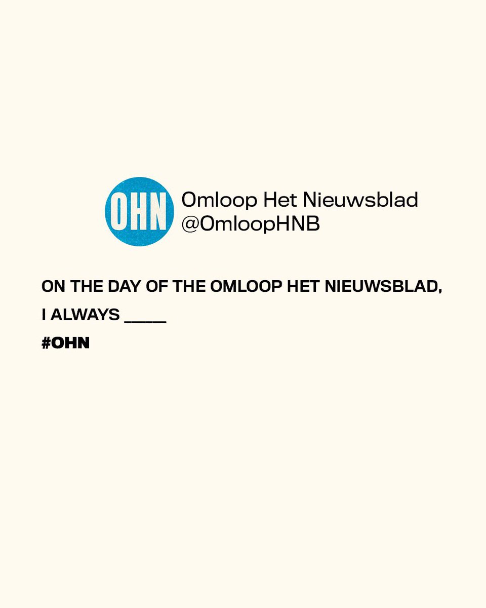 Omloop Nieuwsblad tweet media