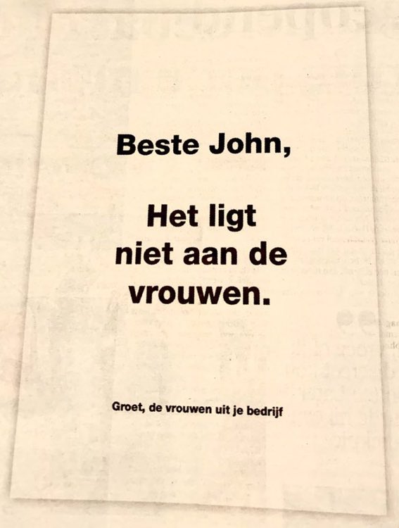 MertensJarne's tweet photo. Nu al één van de beste krantenadvertenties #BOOS https://t.co/ELgGxOxjHl