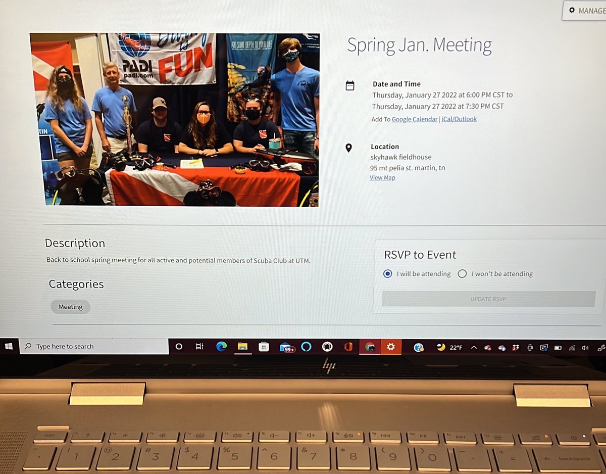 Make sure to RSVP for our meeting January 27th on runway!!!!