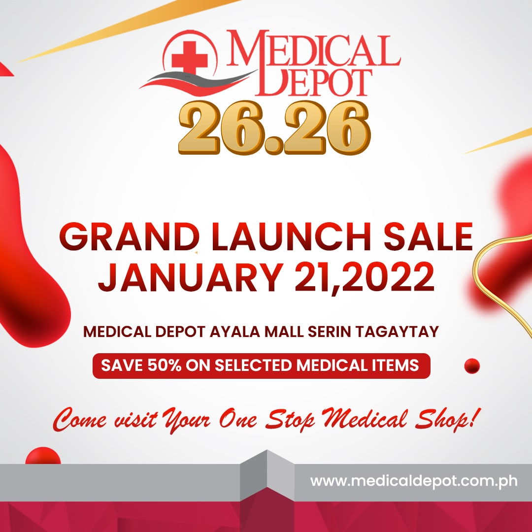 MedicalDepot2's tweet photo. Medical Depot Ayala Malls Serin Tagaytay is NOW OPEN!!!
For your pharmacy, medical supplies &amp; equipment, and personal care needs visit our 26th branch - Your One-Stop Medical Shop ❤ 🙂
#MedicalDepot #MedicalDepotTagaytay #medicalsupplies #medicalequipment #pharmaceuticals https://t.co/ZV736F7ERy