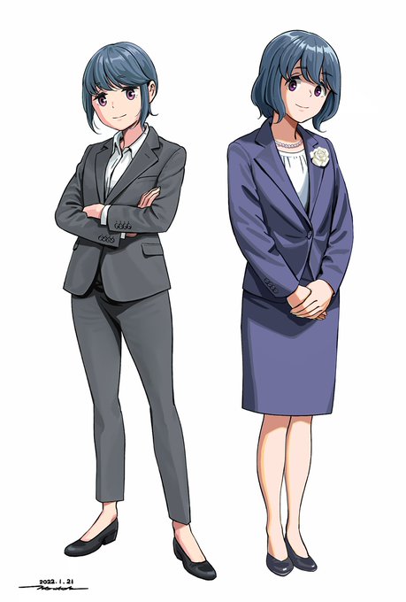 志摩リンさんと志摩咲さん、どちらのスーツ姿がお好みですか? 