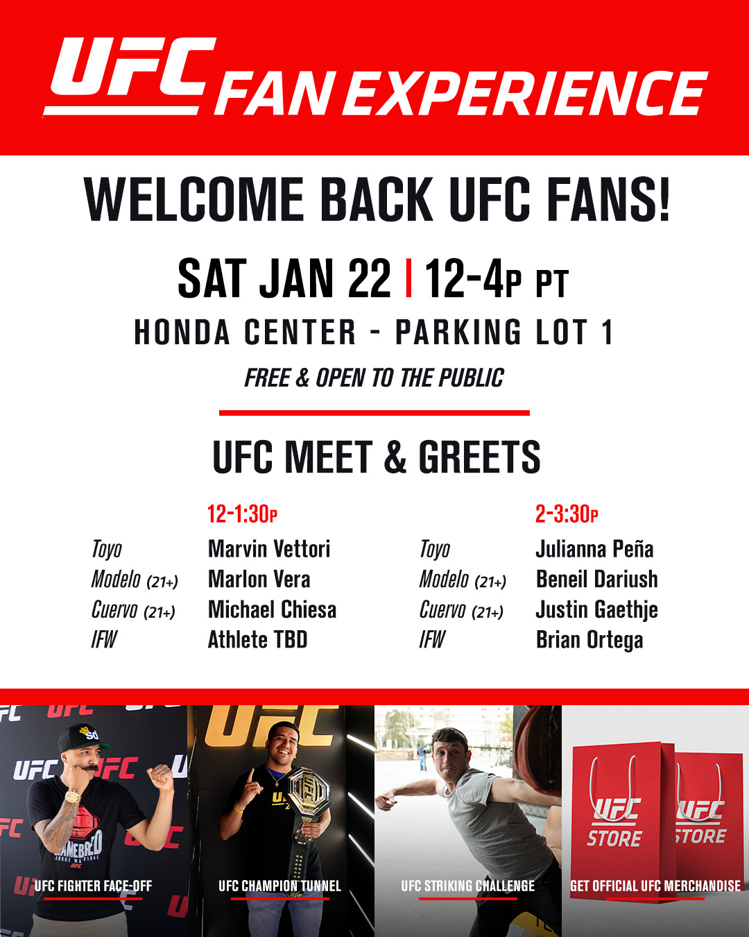 UFC on Twitter "Anaheim fans, UFCFanExperience is coming your way