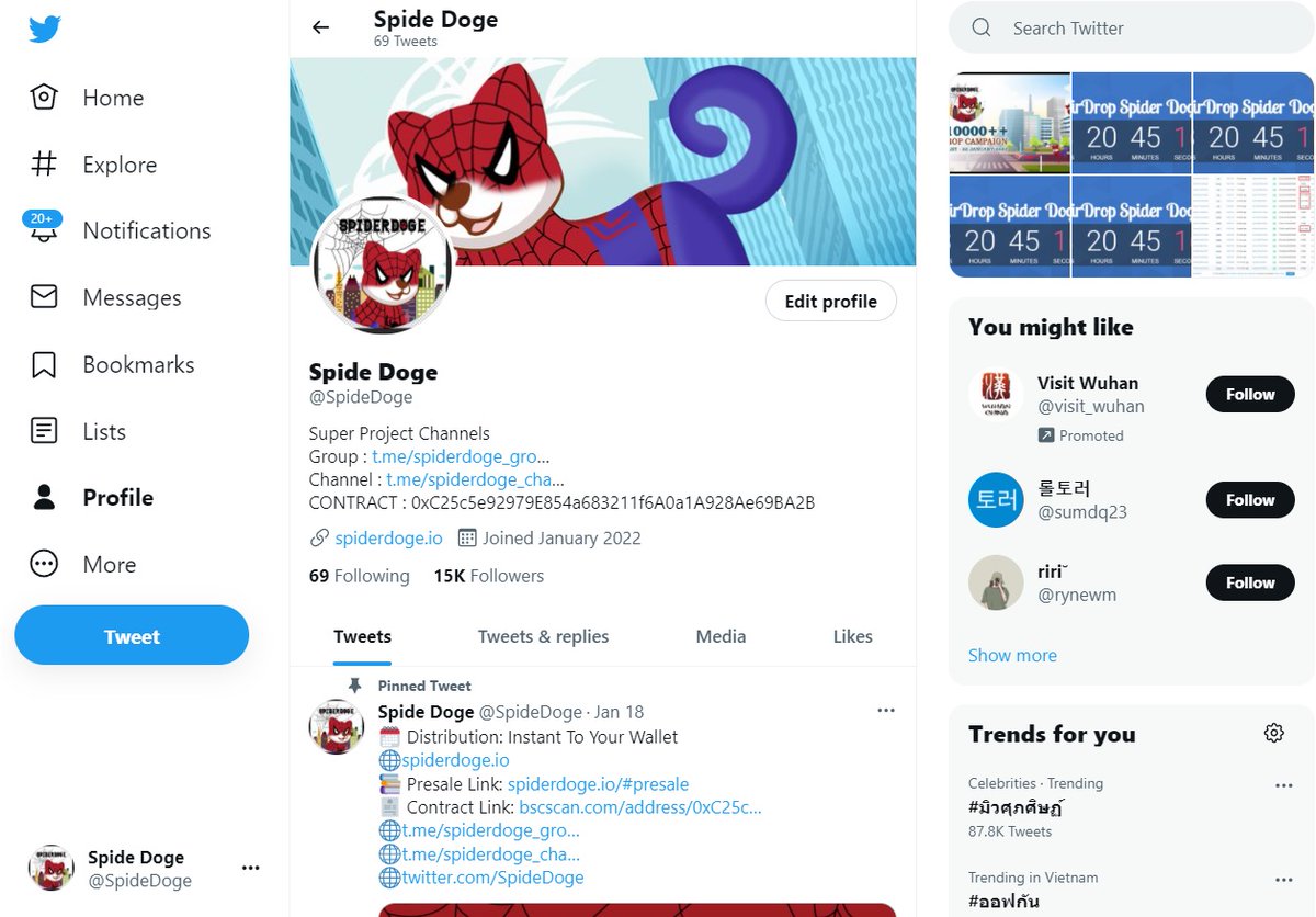 Spide Doge tweet media